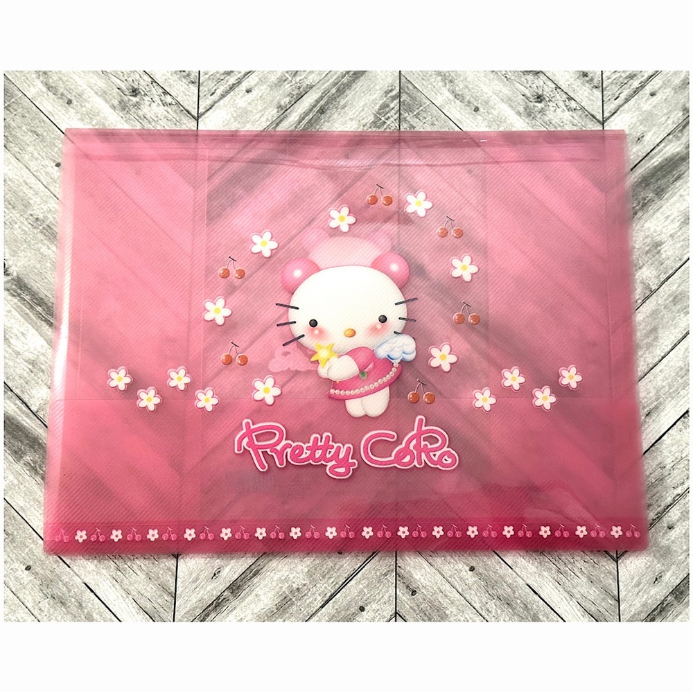 Vintage Korean stationery Pretty Coro folder